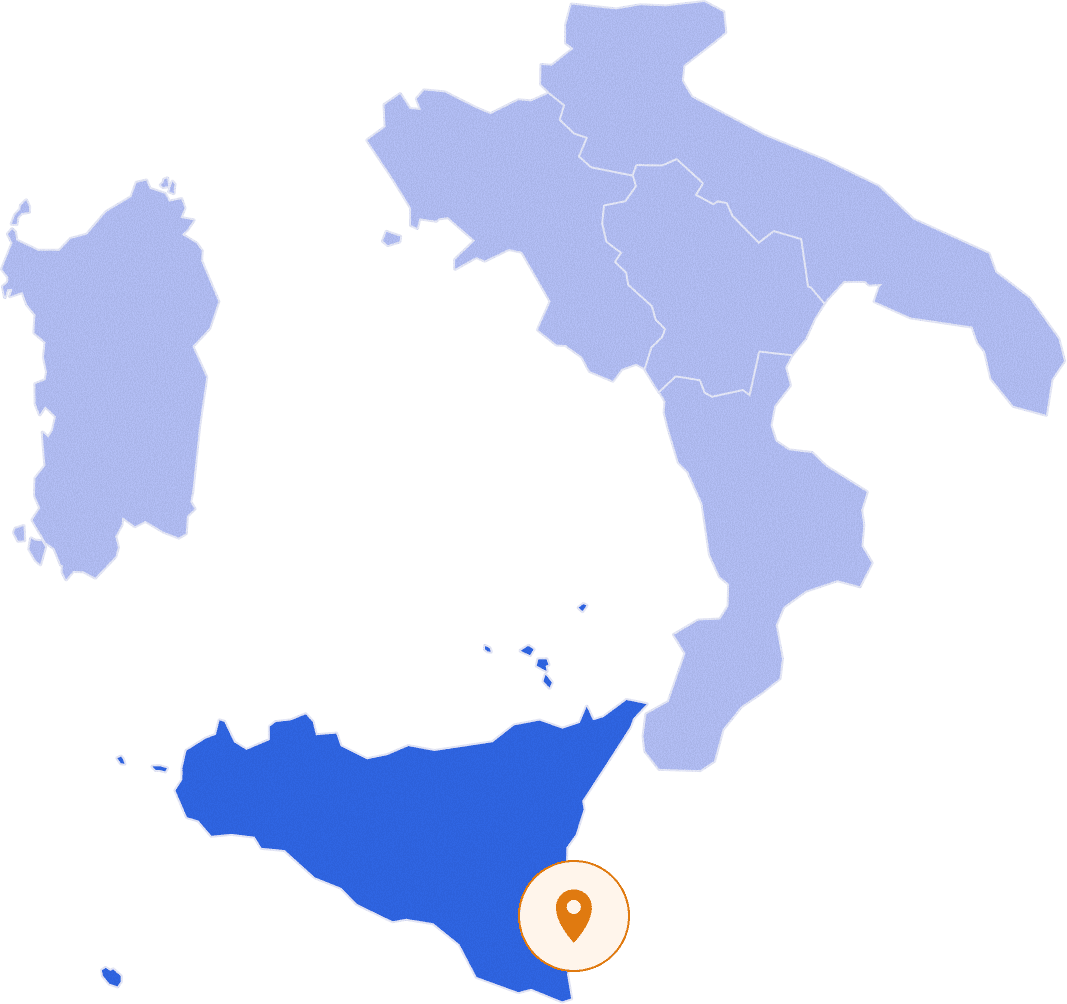 Mappa della Val di Noto